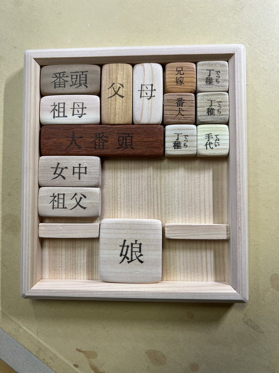 以前注文して忘れていた「箱入り娘の大家族」が届いた！
仕事中だったので仕事待ちのアシさんに代わりにやってもらう。
初め苦戦していたが（私が途中いじったせいかもしれないが）ちゃんと箱入り娘が家から出られたのでした。ﾊﾟﾁﾊﾟﾁ
それにしても娘でかい。