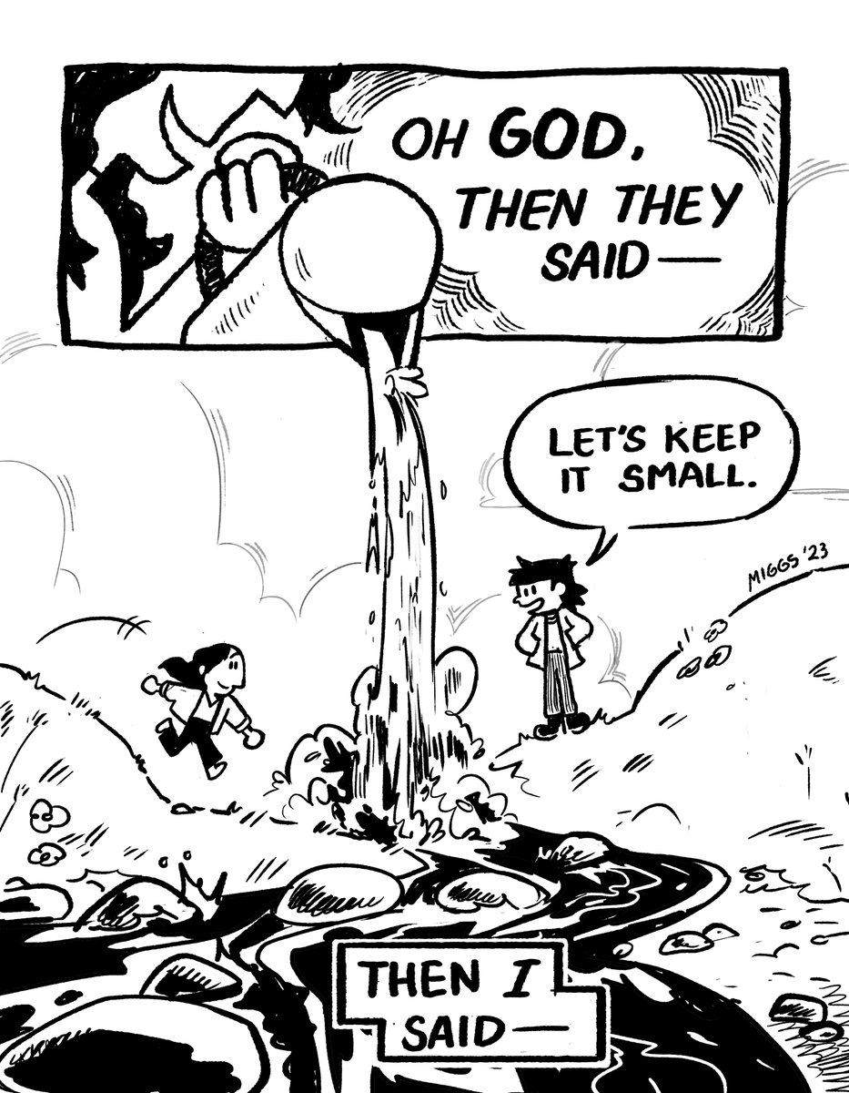 "It Hurt but I Don't Regret It" 
an old comic of mine from 2023
(1/3) 