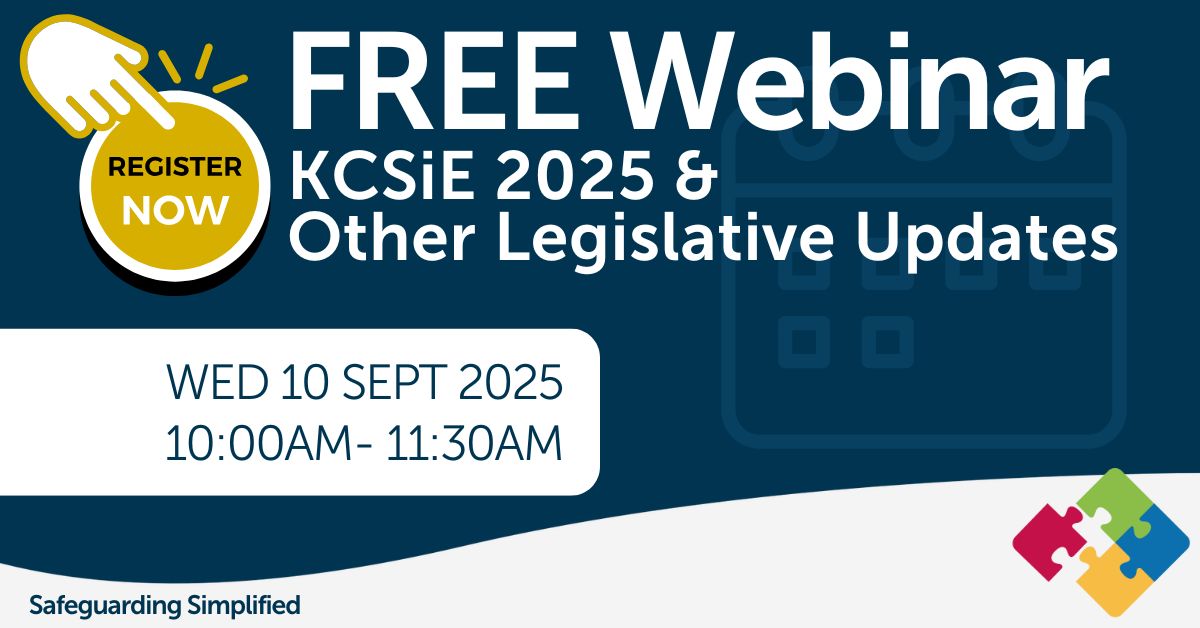 We're kicking off the new year with safeguarding training sessions this week, incl. Early Years Annex C. 📢 
Join our FREE KCSiE Update Webinar on Wed 10 Sept, 10am – covering key changes &amp; compliance steps. 
Limited places (max 2 per school) 👉 buff.ly/SXSniF7