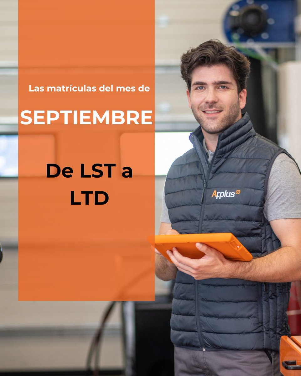 ¡Hola, septiembre! 👋 Las matrículas que deben pasar por su inspección este mes van de: LST a LTD.

Pide tu cita previa en nuestro link in bio.  

#ApplusIteuve #ApplusITV #Coche #CocheInspeccion #InspeccionCoche #Seguridadvial #matriculas