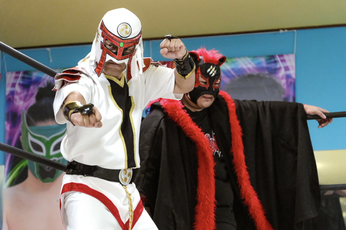 toratigerjiro's tweet photo. 25.8.24 プロレスリングFTO
道場マッチ“虎の穴”

神功選手
レイ・オシート選手
①

#プロレスリングFTO #REALLUCHALIBRE #レアルルチャリブレ #レアル・ルチャ・リブレ https://t.co/F07mwm0Twy