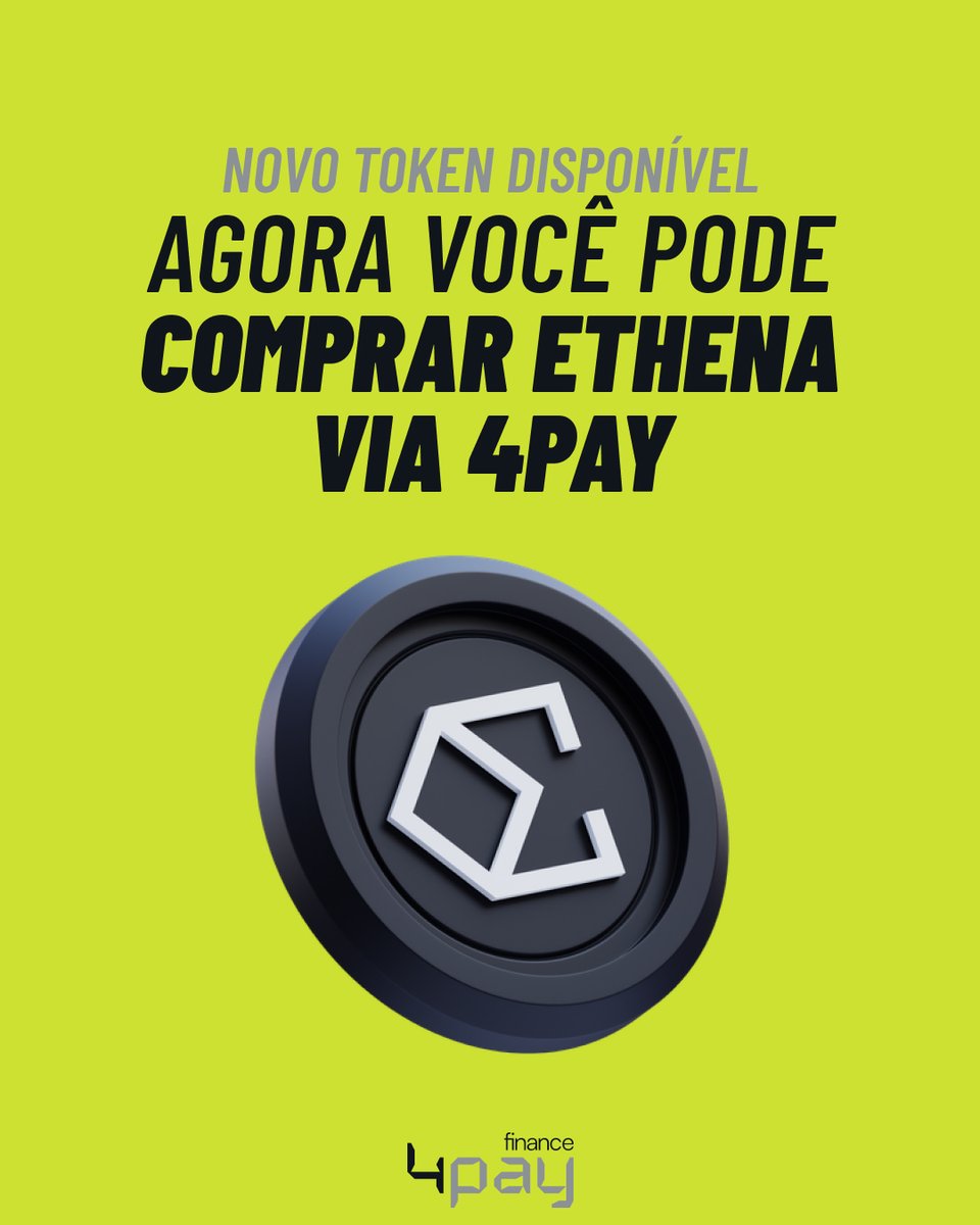 4payFinance's tweet photo. Novidade! Agora você pode comprar ETHENA na plataforma #p2p da #4Pay
https://t.co/qfeCg1NQg3 https://t.co/2j84xFg5O9