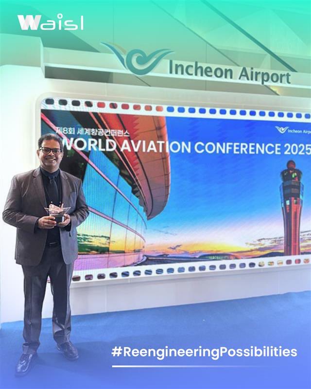 WAISL ltd (@wearewaisl) on Twitter photo The World Aviation Conference 2025 – Seoul is buzzing & our CBO, Gautam Balakrishnan, is representing #WAISL as a Delegate. With Aerowise, we’re showcasing how airports can streamline operations while re-engineering possibilities in airport innovation.
 
Thank you Incheon Airport The World Aviation Conference 2025 – Seoul is buzzing & our CBO, Gautam Balakrishnan, is representing #WAISL as a Delegate. With Aerowise, we’re showcasing how airports can streamline operations while re-engineering possibilities in airport innovation.
 
Thank you Incheon Airport
