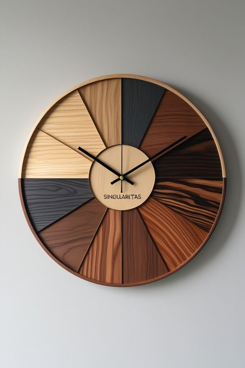 Singularitas Timeless Harmony Wooden Clock