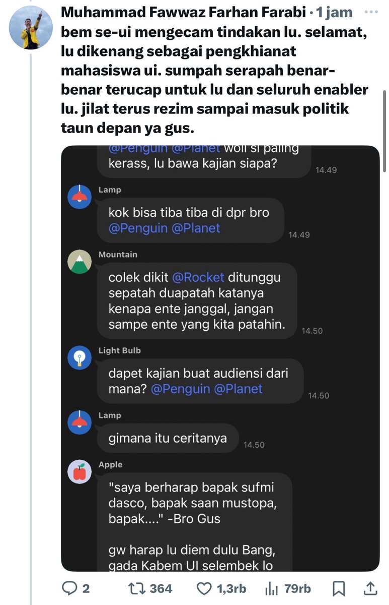 masjalah's tweet photo. sedangkan mengutip dari penjelasan @ kaboooyyy bem ui sendiri sepakat utk tidak menghadiri audiensi DPR https://t.co/lLn3mFWVRj