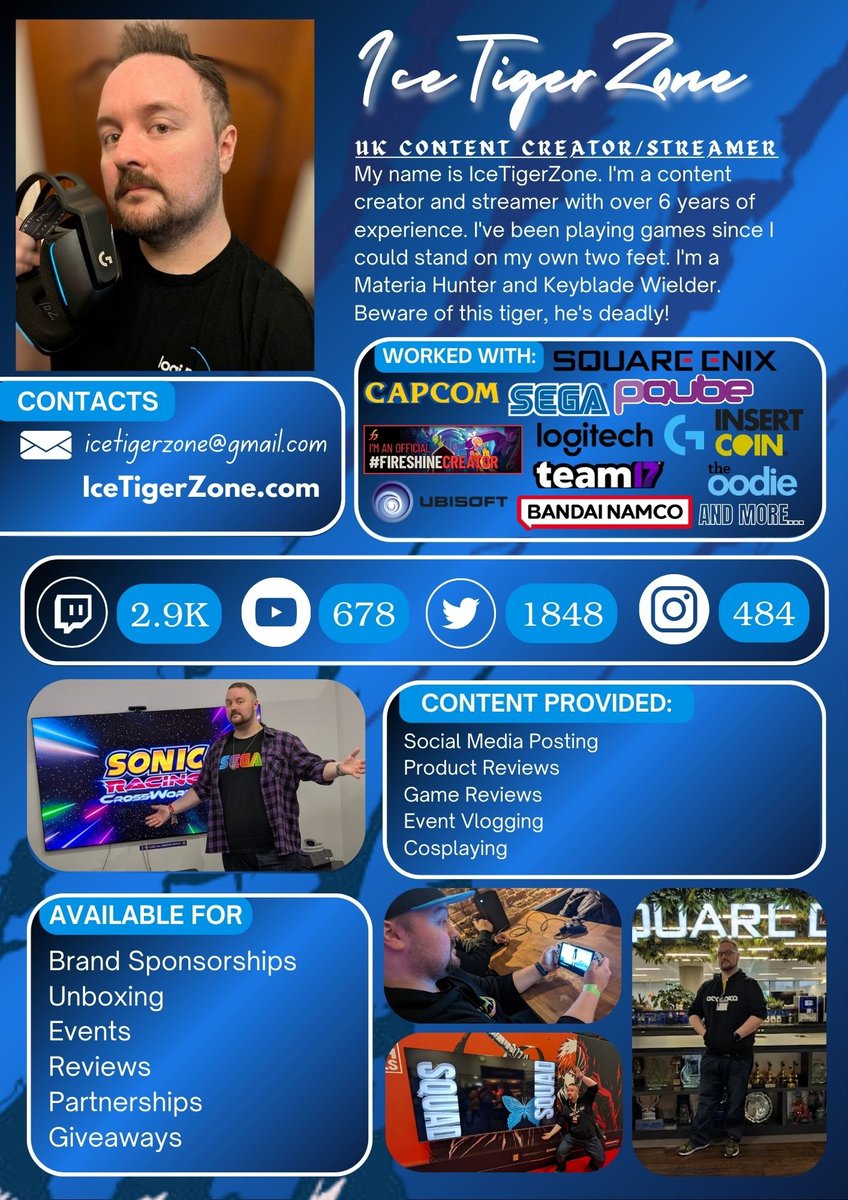 IceTigerZone's tweet image. Hi, I’m IceTigerZone ❄️

My Media Kit (Updated September 2025) is now live!
I’m open to sponsorships, partnerships, and event collaborations.
Brands &amp;amp; gaming companies can reach me via email or DMs.
Every share &amp;amp; bit of support is truly appreciated.
🔗 Twitch:…