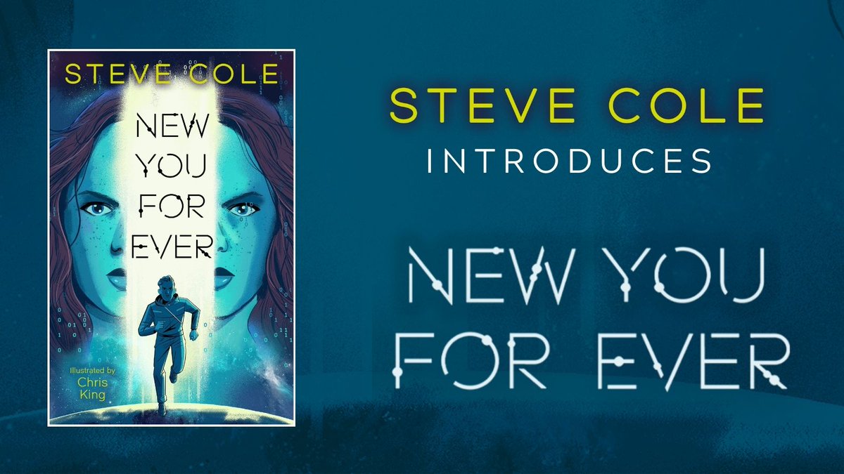 Can you save the world by living forever? Watch <a href="/SteveColeBooks/">Steve Cole</a> introduce his new gripping dystopian thriller #NewYouForEver: bit.ly/45WKWKA. Coming January 2026.