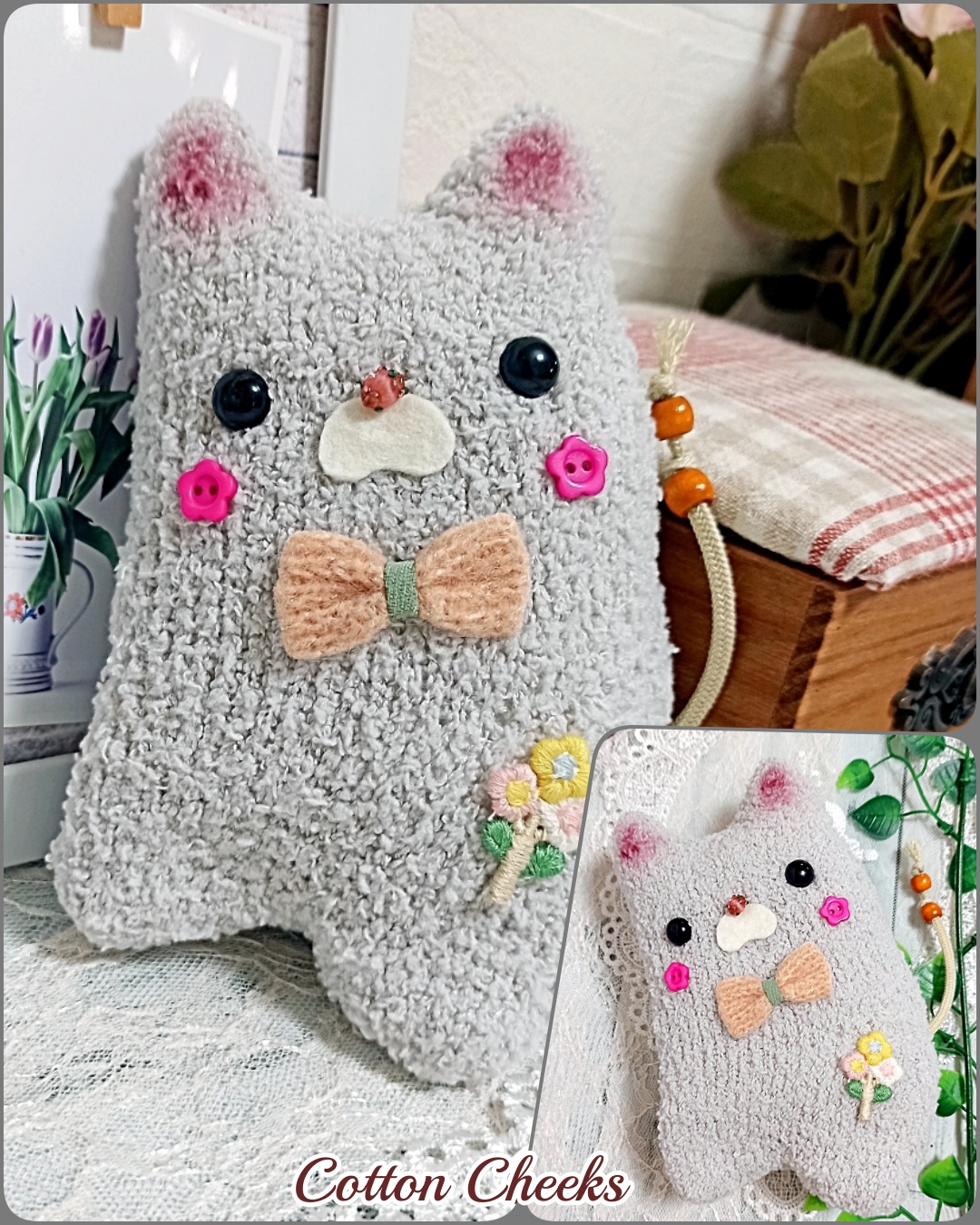 ゆきそら様 ジョース君くまちゃんぬいぐるみサコッシュ コヤン