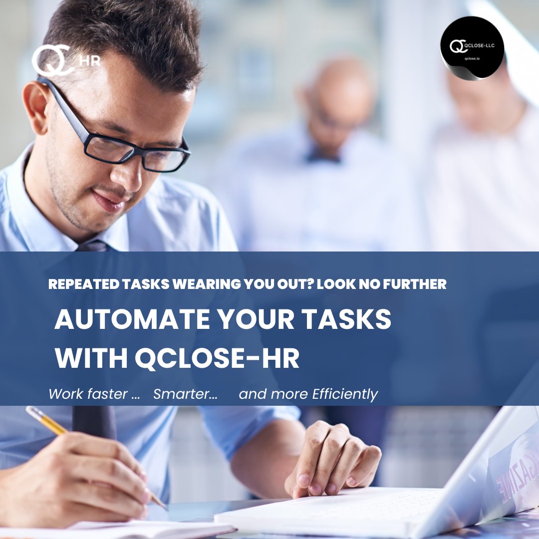 Automate repetitive HR tasks with QCLOSE HR’s Workflow Builder. 

Save HOURS every week &amp; focus on what truly matters, your people! 

#HRmanagement #QCLOSE