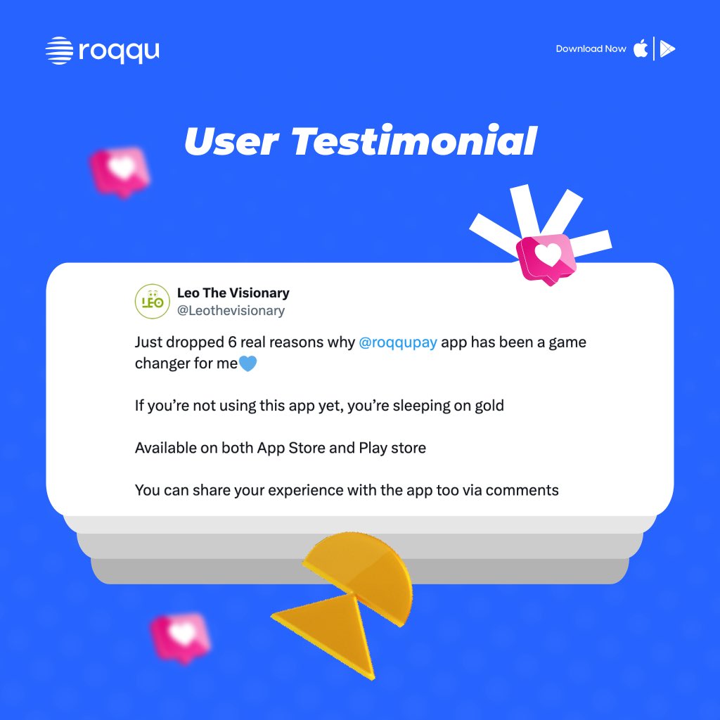 roqqupay's tweet photo. Real users, real results. 💙
When crypto feels this smooth, you can’t help but talk about it.
Shoutout to everyone doing more with Roqqu every day.
#DoMoreWithCrypto #RoqquIt #LimitlessWithCrypto https://t.co/52cEmL5E4Z