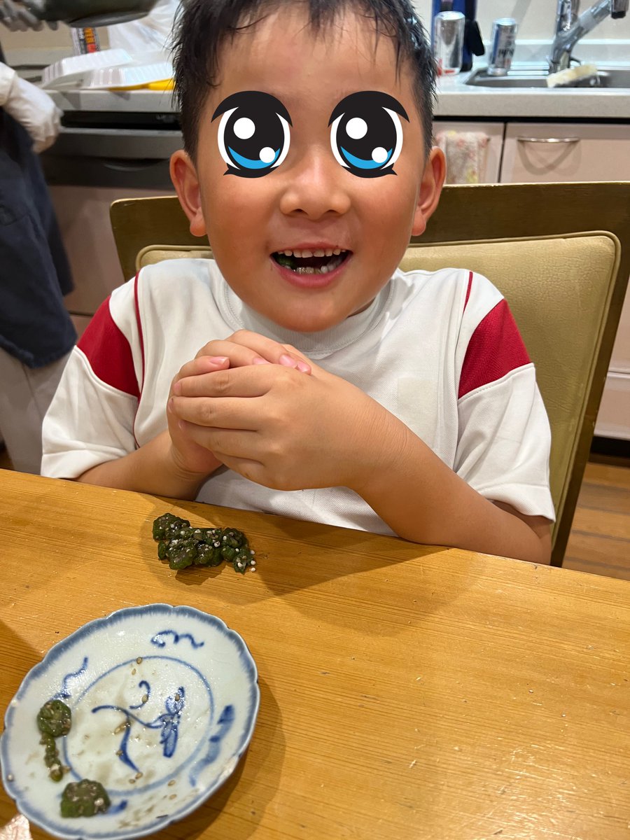 あぁ〜、やりやがった😓
お母さんが鬼に変身する👹
(何で笑ってるん？🤣)