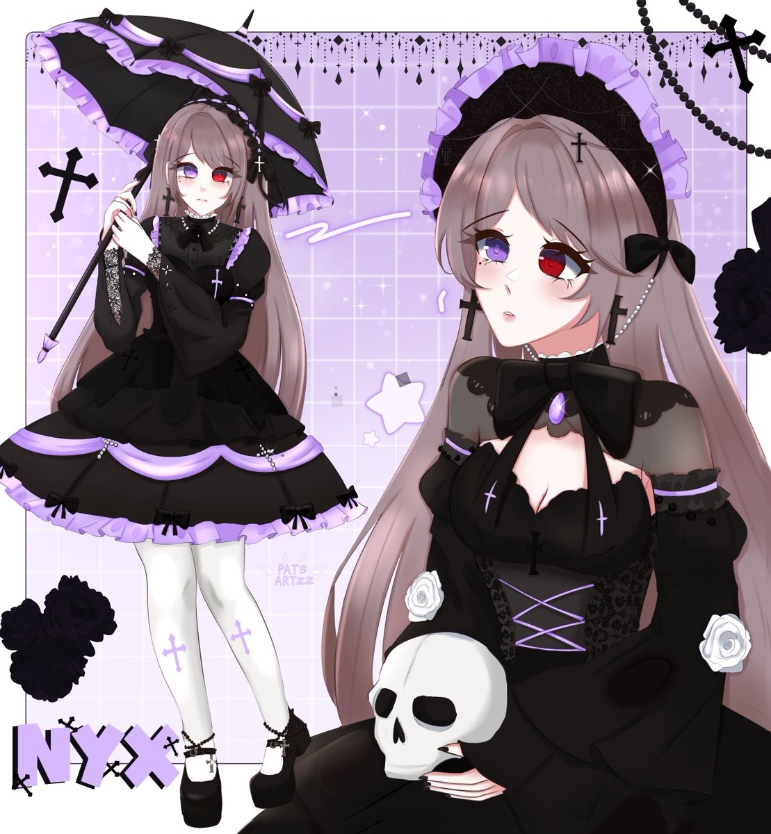 nyxie how i love youuuu...💜#oc #gothicstyle