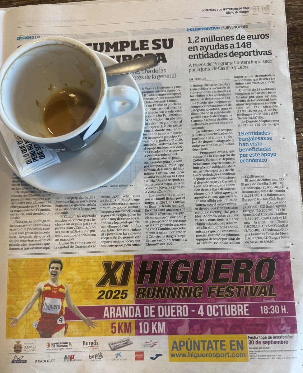 “La prensa ya hace eco de lo que viene 👟🔥”
Ven a disfrutar de la “Higuero Running Festival 2025” 
4 de octubre, ✍🏻 higuerosport.com