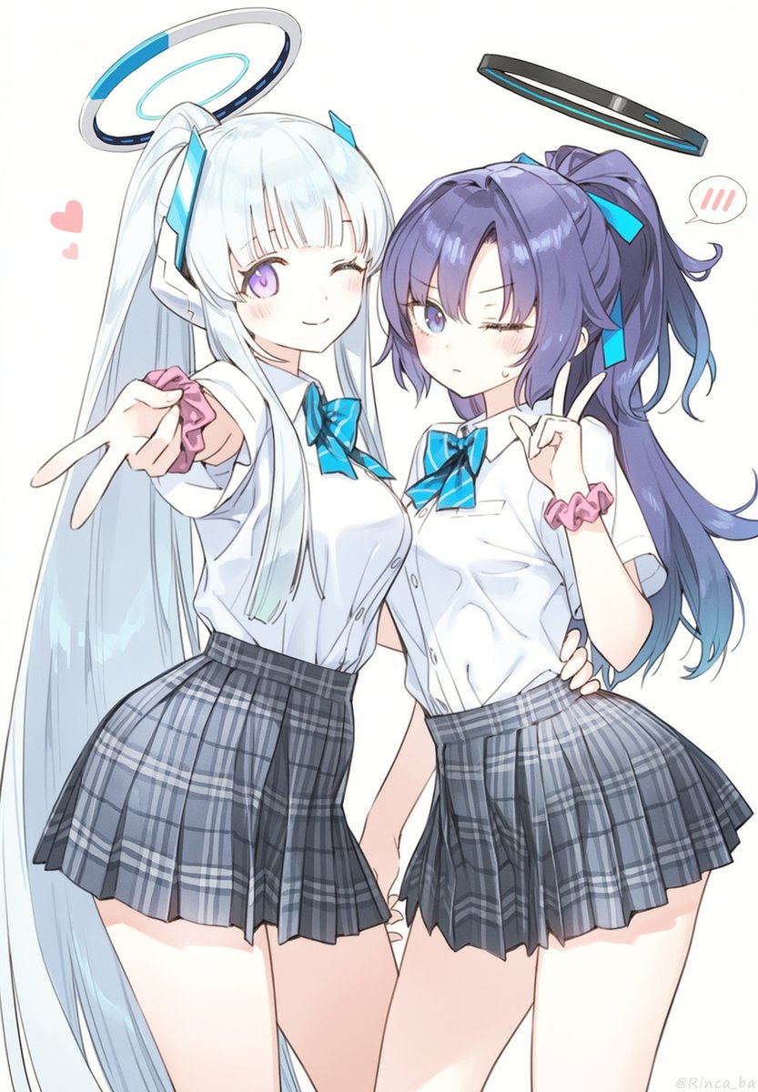 Rinca_ba's tweet photo. 生塩ノア＆早瀬ユウカ
#ブルアカ #BlueArchive https://t.co/fNGGth3C4v