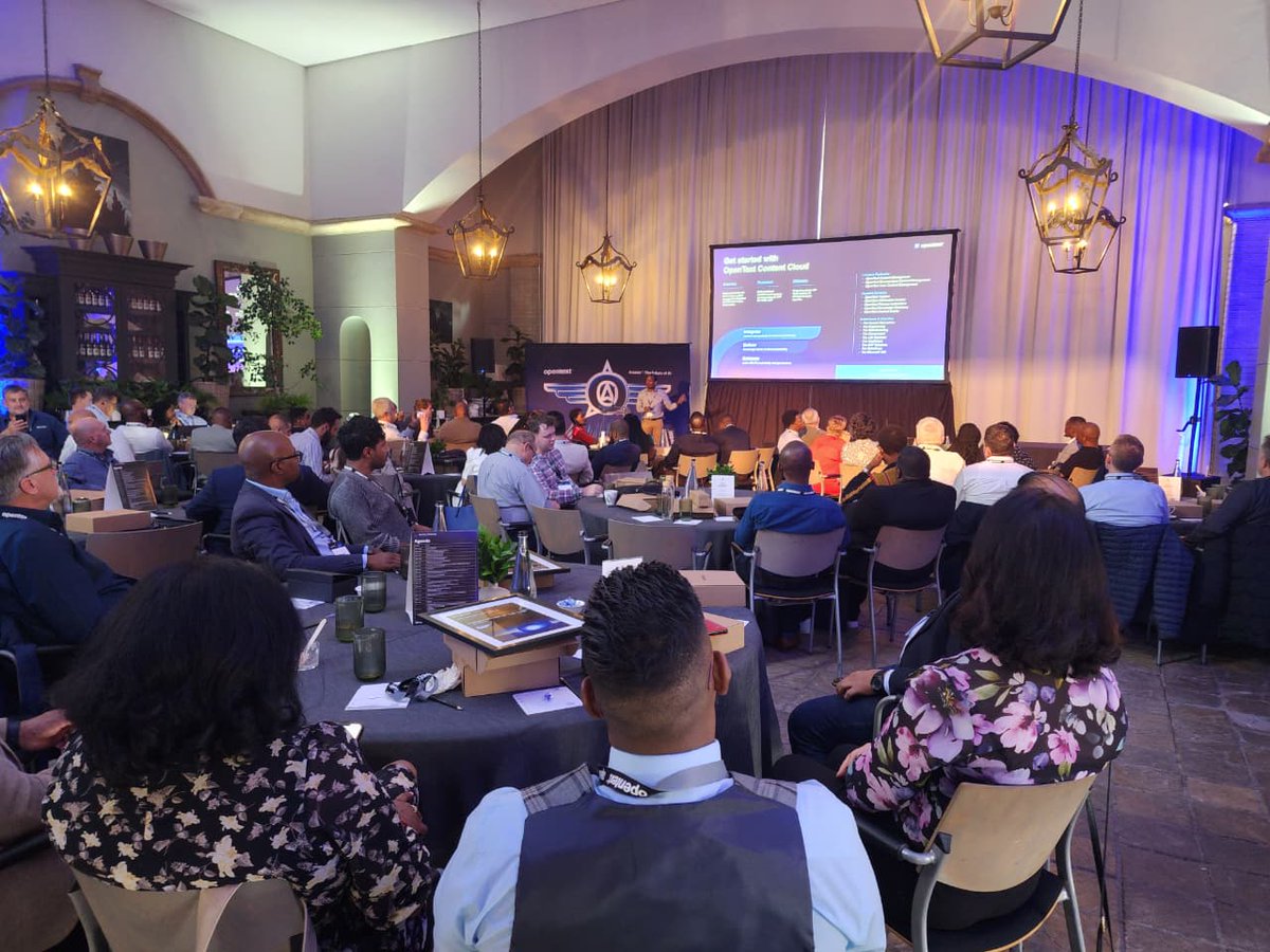 🚀 Halfway through OpenText Partner Day Africa 2025!

AI, cloud &amp; innovation are in full swing. Partners are learning, networking &amp; celebrating wins! 🏆

#OpenText #PartnerDay #AI #Cloud #Innovation #DigitalTransformation #Cybersecurity #EnterpriseIT #PartnerEcosystem #Chiief