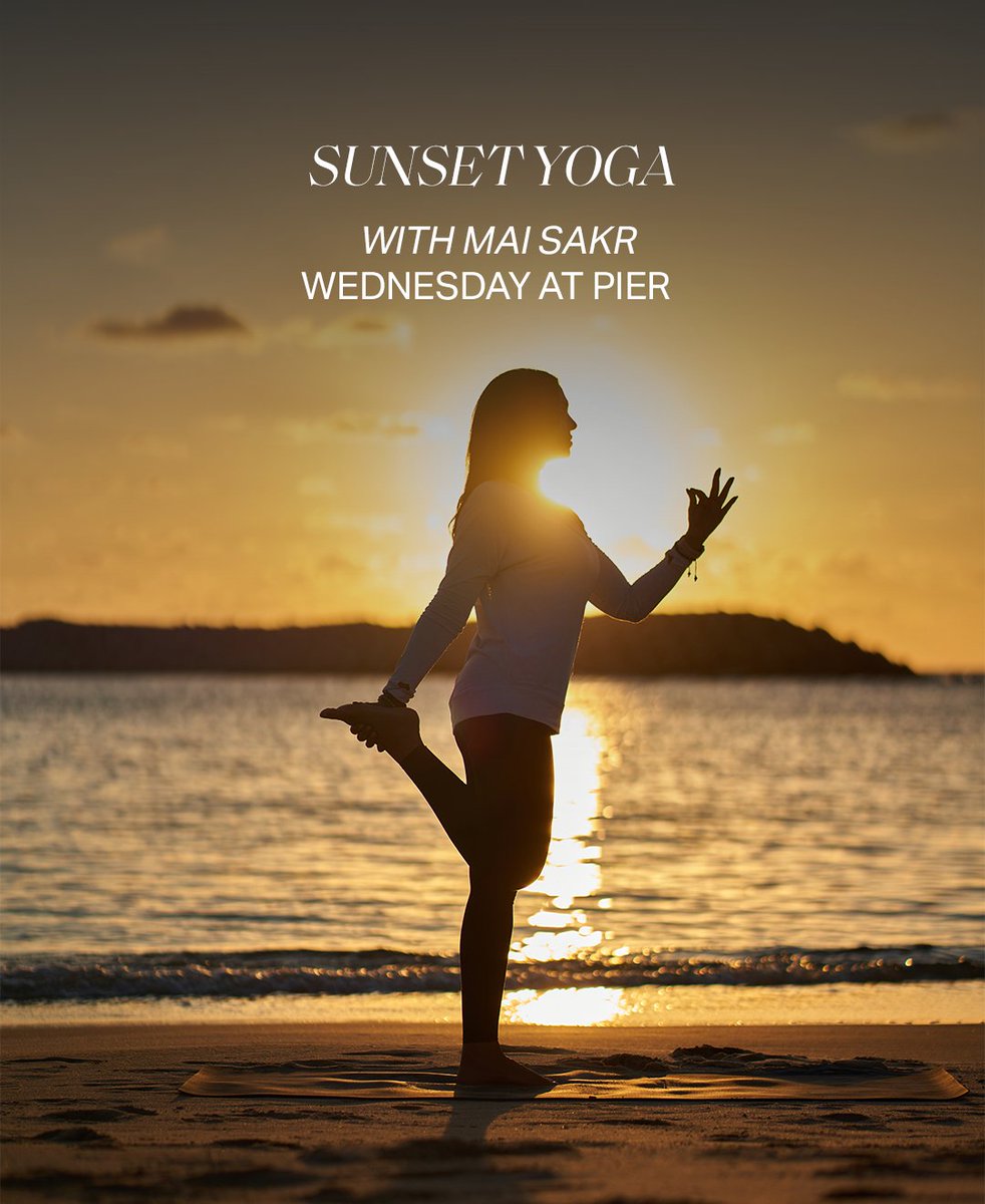 FSAlexandria's tweet image. Hello, September, a new month to unwind, recharge, and embrace serenity. Let the relaxation begin. 
Sunset Yoga with Mai Sakr – Every Wednesday at the Pier
Beach Escape – Day Passes &amp;amp; Monthly Memberships
#FourSeasons #FSAlexandria #FSWellness