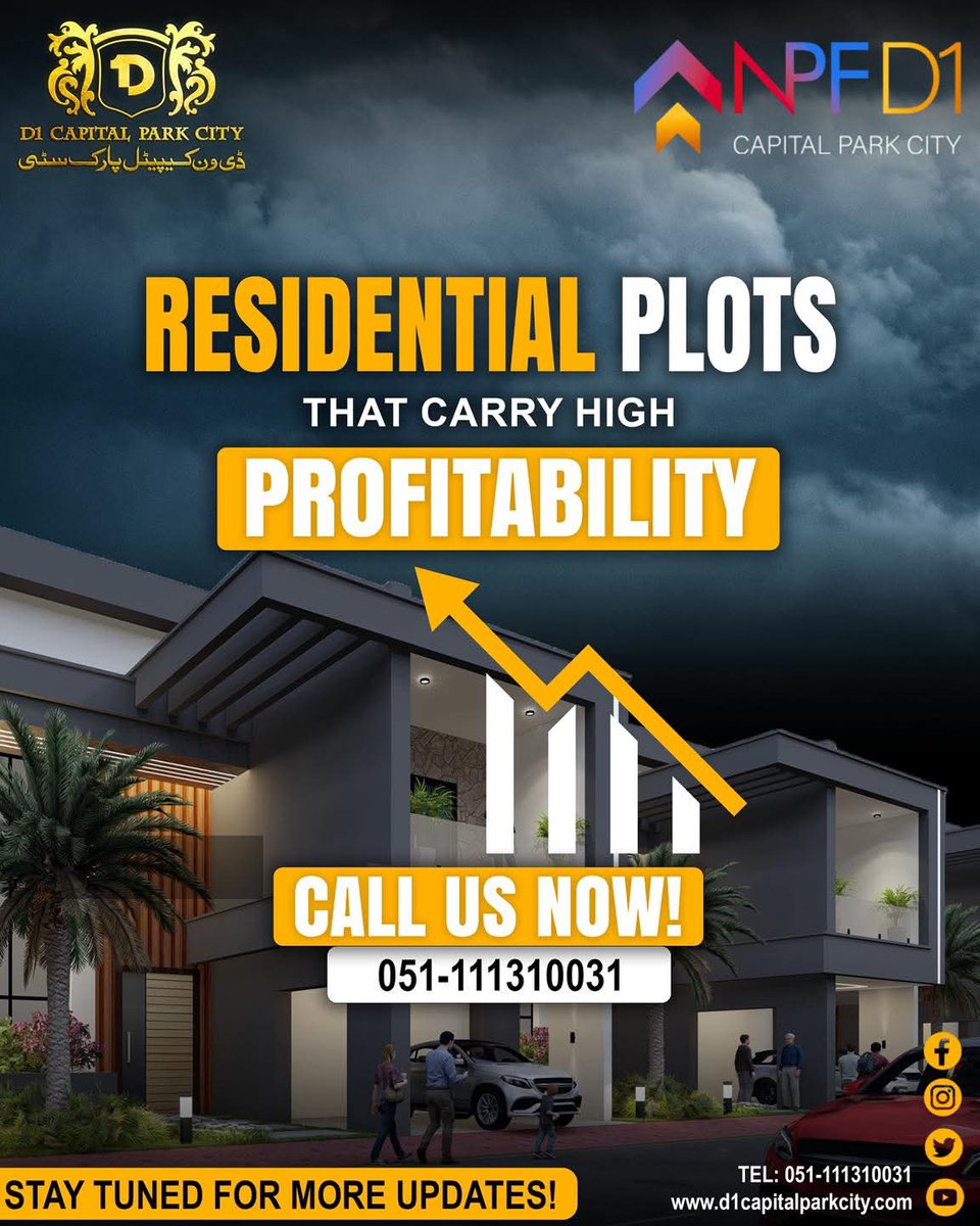 NPFPak's tweet photo. Think long-term, invest in land.
D1 Capital Park City is your gateway to a profitable future.
For more information:
📞 +92 51 111 31 00 31 OR +92 334 1111 771
🌐https://t.co/eg1qmw6Kae
#PakistanPolice #IslamabadPolice #FederalInvestigationAgency #PakistanFIA
#PunjabPolice https://t.co/8gD6YrLpSi