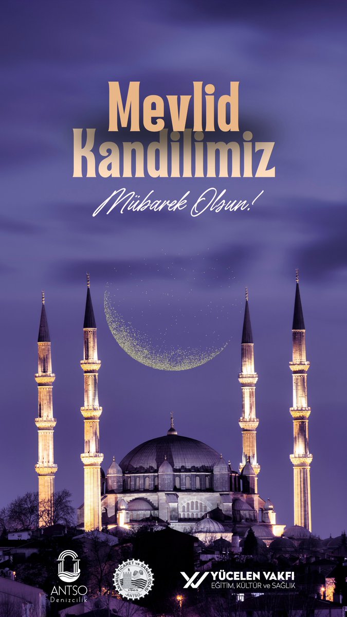 Mevlid Kandilimiz Mübarek Olsun.