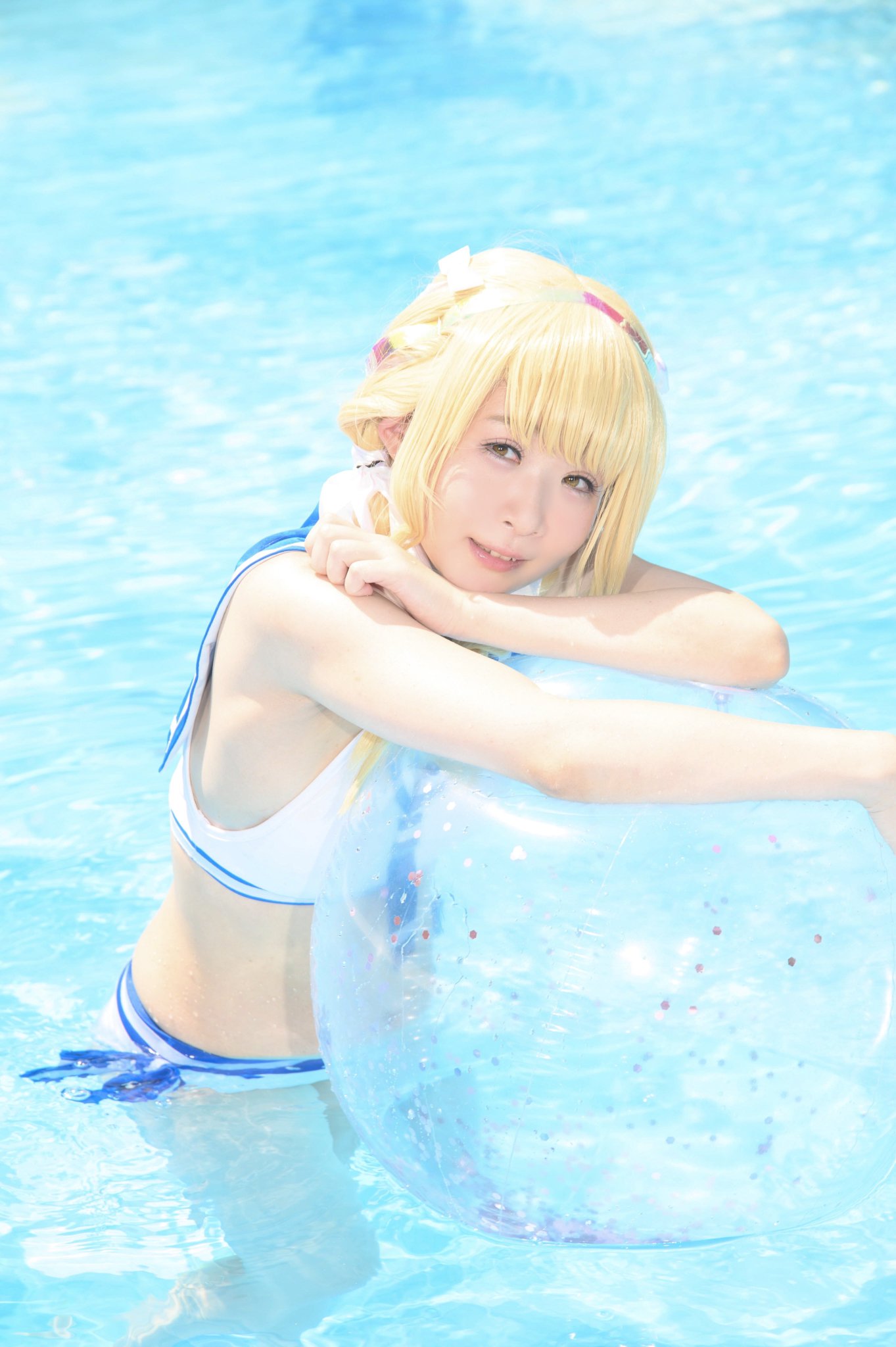 学園アイドルマスター　藤田ことね　水着　コスプレ 学園アイドルマスター 学マス コスプレ 藤田ことね 水着