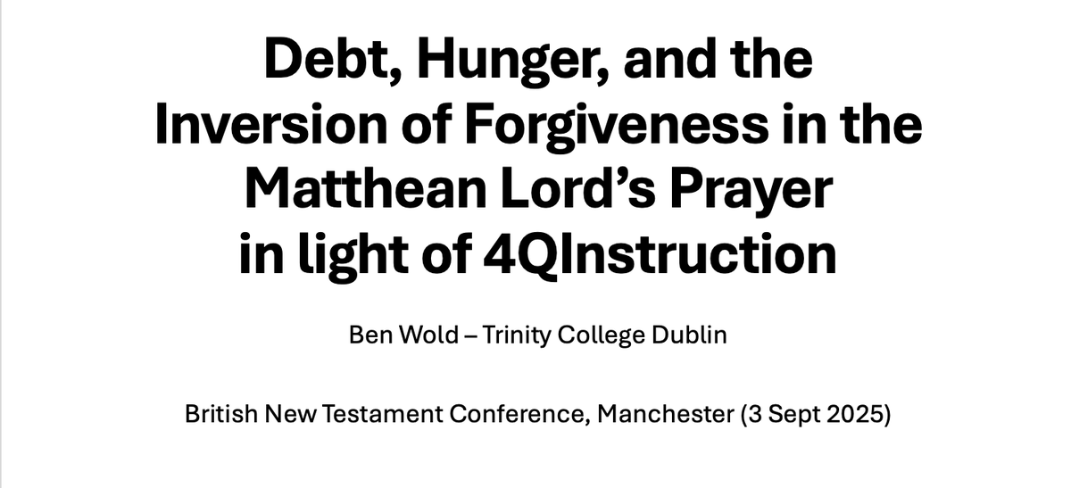 British New Testament Society tweet media