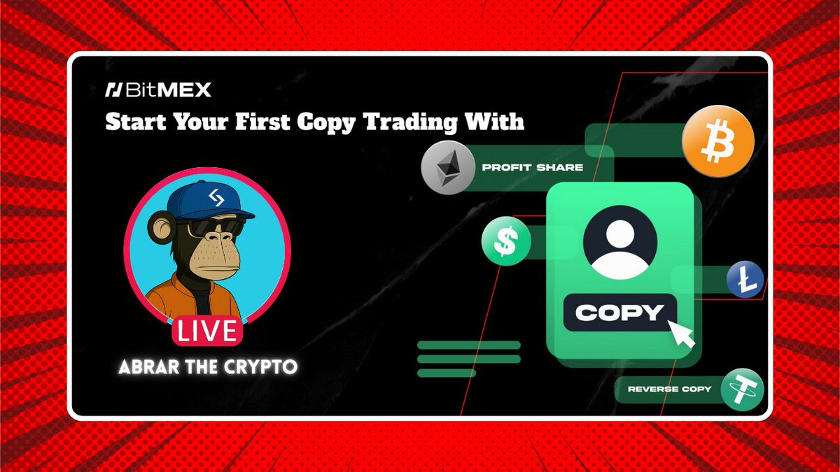 Started playing around with BitMEX Copy Trading last week and ngl... I didn't expect to enjoy it this much. 

Since then, I'm officially a Copy Leader on <a href="/BitMEX/">BitMEX</a> 🧢

BitMEX is currently running an event called Copy Wars. During  this event, participants compete for a $100K prize