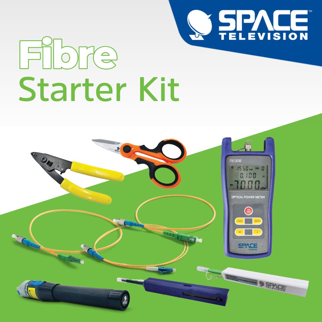 Space_Tele's tweet image. Kickstart your fibre installations with this all-in-one starter kit! ⚡ Includes power meter, fault finder, tools & patch cords for fast, reliable installs. Get yours: hi.switchy.io/hDFL #FibreOptic #FibreInstallation #NetworkingTools #SpaceTV