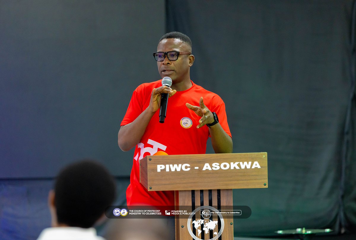 TheCOPMTC's tweet photo. On Thursday, August 28, 2025, a Stakeholders’ Engagement was held at PIWC Asokwa in Kumasi, under the leadership of Pastor Michael Laryea Jnr., National Coordinator of the Ministry to Celebrities (MTC).  | #PossessingtheNations  | #mtc | #reachingcelebritieswiththeloveofchrist https://t.co/7qzFN0Zi69
