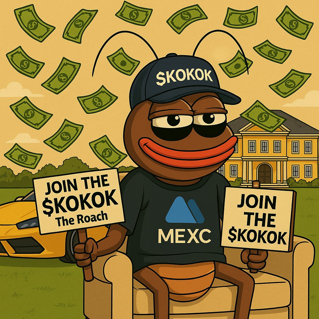 $KOKOK cooking on solana 
lets rich with $KOKOK <a href="/Kokoktheroach/">Kokok</a> 
and  i just buy 20$ $KOKOK on <a href="/MEXC_Official/">MEXC</a> promote.mexc.com/a/iQhT2akD