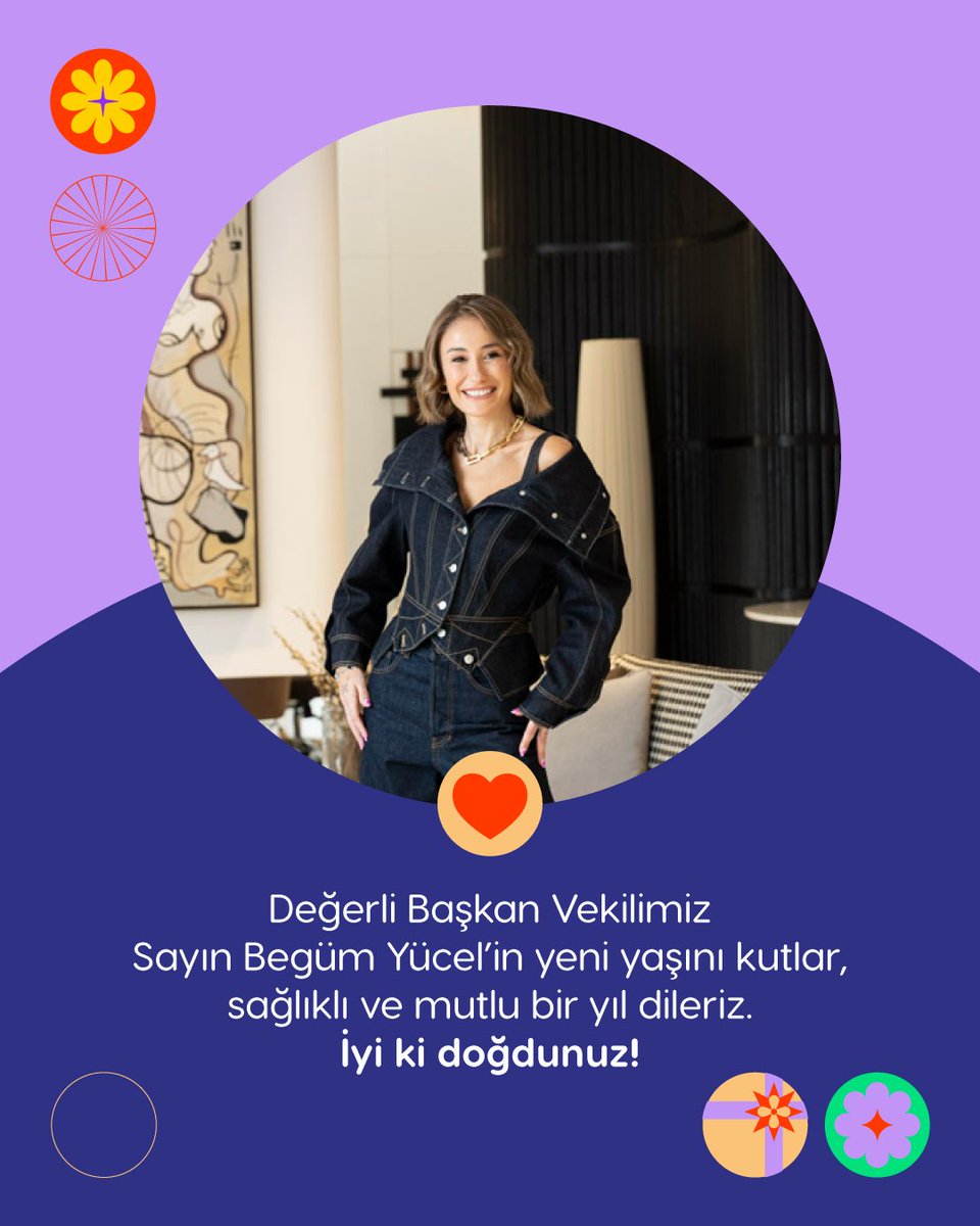 SEY Vakfı ailesi olarak, Başkan Vekilimiz Sayın Begüm Yücel’in doğum gününü en içten dileklerimizle kutluyor; yeni yaşının sağlık, mutluluk ve başarı getirmesini diliyoruz. 💙