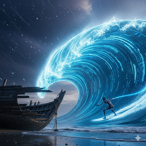 Vroeger was de 'nieuwe golf' digitalisering. Daarna de mobiele revolutie.

Vandaag is het de Intelligentie Revolutie. Elk product, elke service, elk proces wordt slimmer, sneller en persoonlijker dankzij AI.

Wie niet meesurft, spoelt aan. Ben jij klaar voor de golf?

#Toekomst