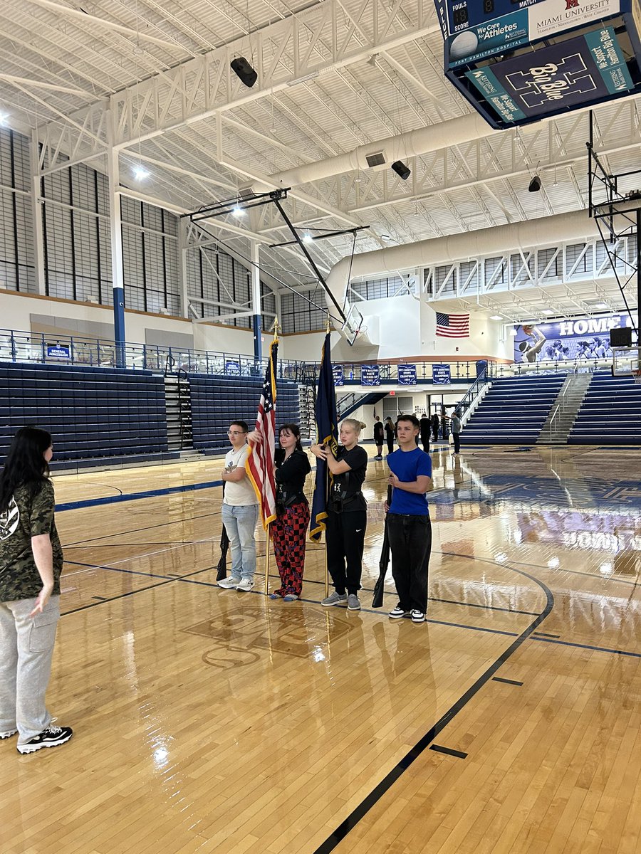 Drill team practice begins for Big Blue NJROTC!  Cadet leadership this week getting everything set and then full squad practice begins Monday.