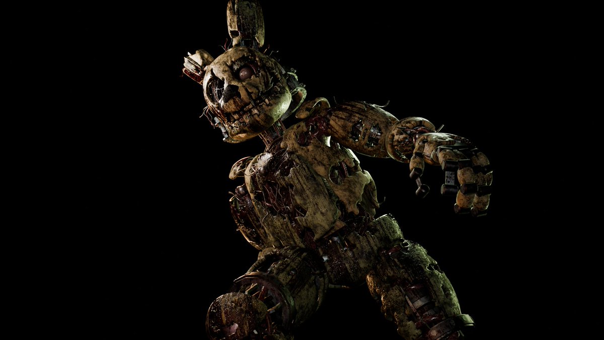 Orhandeveloper's tweet image. Springtrap #fnaffanart #blender #b3d #render #realtime #horror #gaming