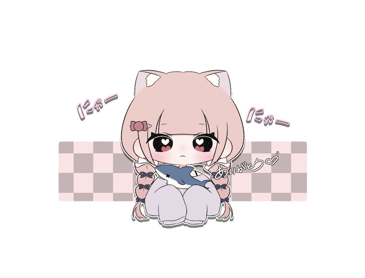 この前のリプくれた7人に描いたやつˆ •͈ ·̫ •͈ ˆ