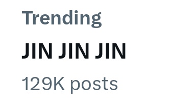 VocalKingKim's tweet image. Let&apos;s trend higher!

JIN JIN JIN
WE LOVE YOU JIN
RUN WITH JIN FOREVER
THANK YOU RUNSEOKJINepTOUR
#행복했다_런석진투어_수고했어_김석진
#김석진의_도전은_계속됩니다
#RUNSEOKJIN_epTOUR