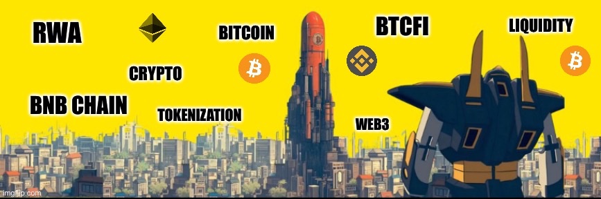 🥳🔶 Exciting Update: I will inform you about BTCFi &amp; RWA Tokenization on BnB chain!

Hey, amazing community! I’m stoked to share that I’m now a BTCFi an RWA Tokenization advocate, focusing on BTCFi (Bitcoin DeFi) and Real World Asset (RWA) Tokenization on the BNB Chain!