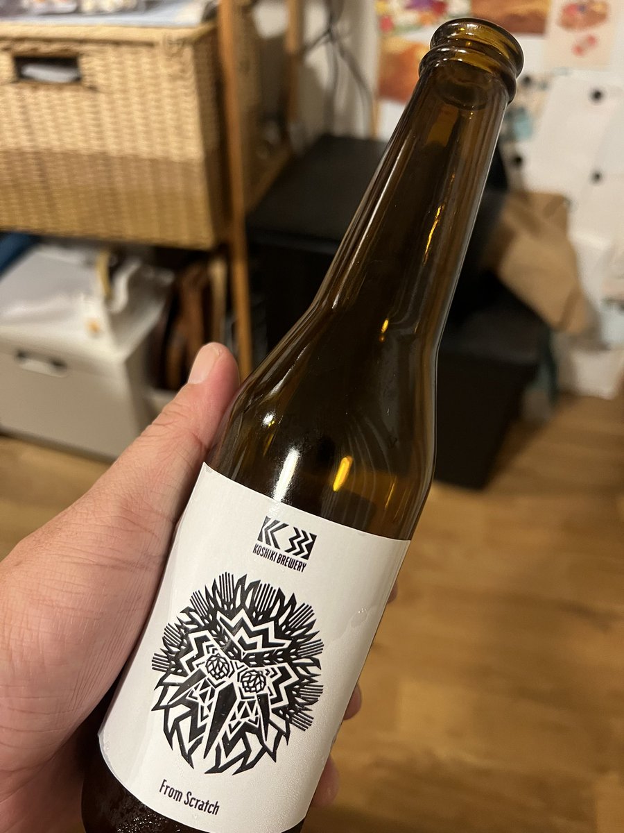 KOSHIKI BREWERYからビールが届いた🍺
早速美味しく頂きました♪
絶妙な甘さと苦さが堪らなく美味しかった😍
まっちゃんまいしーありがとう‼️
11月は甑島に向かうぞ〜🎵
<a href="/MYCmyc7077/">MYC(まいしー)</a> 
<a href="/vtmapida/">まつだまつだドットコム↗️離島ブリュワリーを創る人↗️非公式オフィシャル協会会長↗️革屋</a>