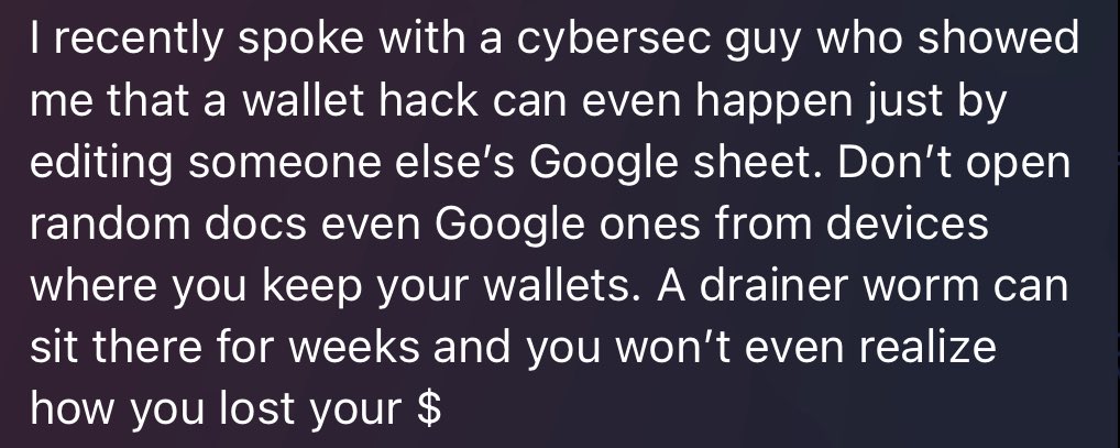 m00des's tweet image. a dev-friend shed some light to me in dms to be extra cautious even with the apparent “safe” links we engage often. 

stay safe, stop clicking.