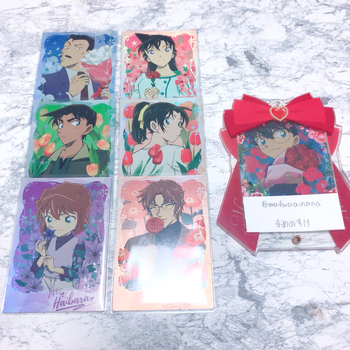 【譲渡】
名探偵コナン 中国限定 写真カード

譲🎀蘭 小五郎 平次 和葉 灰原 昴

求🎀異種 コナン 安室 新一

海外限定の品か、
大阪限定の品などだと嬉しいです
郵送交換
検索からお気軽にお声掛けください。