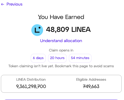 Linea airdrop confirmed!
leave it here for the history