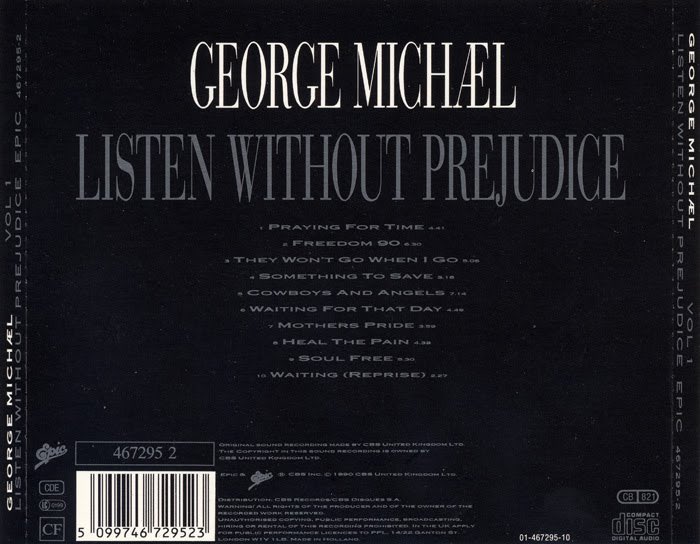 35 years ago today, george michael released his second album “listen without prejudice vol. 1” 

“love and thanks as always to my family and friends, and to all those who had faith last time round.”