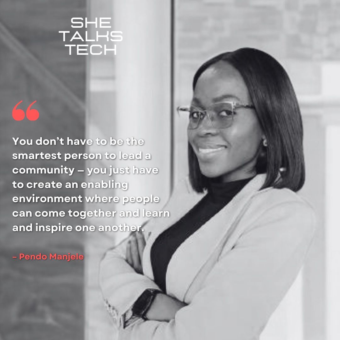 HlullyR's tweet photo. โYou are enough. You donโt have to fit in. You can lead by empowering others.โ โจ
Wise words from Pendo Manjele ๐๏ธ
๐ Listen to her story on She Talks Tech Podcast: https://t.co/uQRr9sMaFx
#SheTalksTech #WomenInTech https://t.co/ldX3HQHlMY