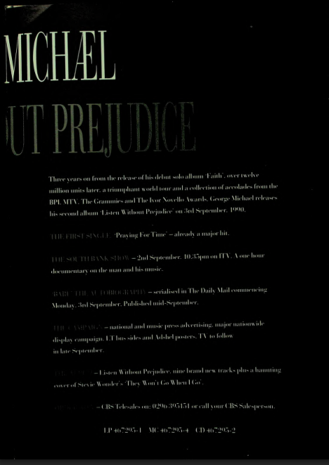 myfizzypop's tweet photo. 35th anniversary of my fave #GeorgeMichael LP - #ListenWithoutPrejudice Vol 1 (and to date the only LWP) was released #onthisdayinpop in 1990. Lead single #PrayingForTime is still timeless pop, whilst #HealThePain remains one of my fave GM songs. A classic
https://t.co/nCWss592lh https://t.co/F9jqYUBfvo