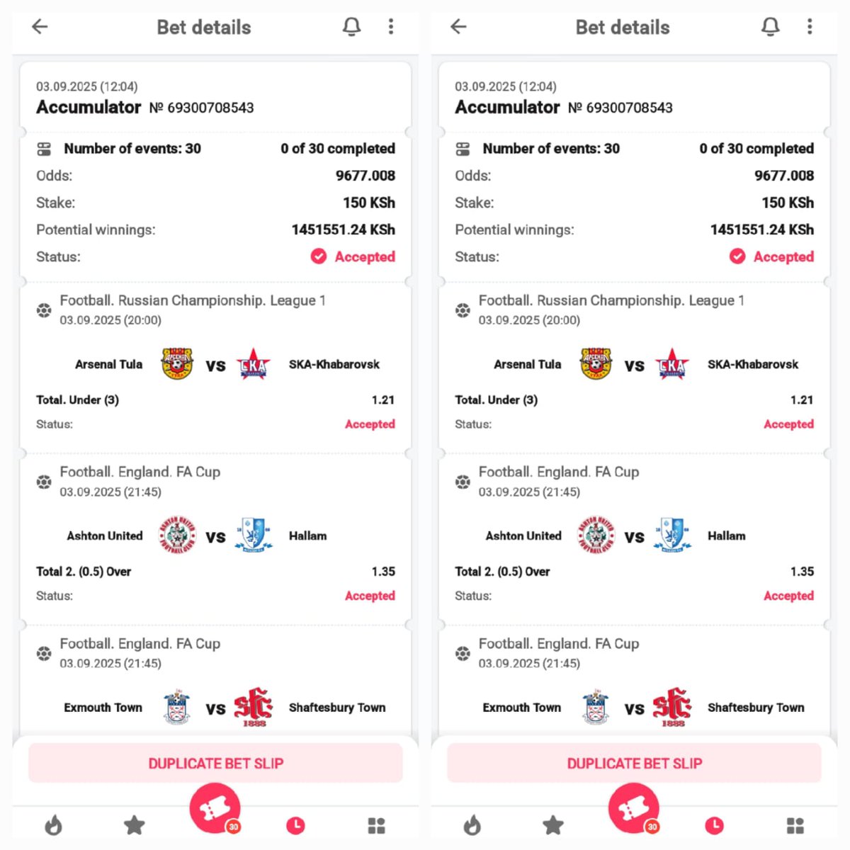 greyhat_Grey's tweet image. With as low as 150 Kes✅✅✅
1.4M🤑🤑🤑🤑 SGR IMECHAMBULIWA BEST
EDIT/IGNORE 
Let&apos;s go on DB-BET 
Click and register📲📲 db-bet.co/Grey_
#Promocode 👉 Grey 
#Boookingcode👉31HBA
DownloadApp📲📲 db-bet.co/GREY_app_