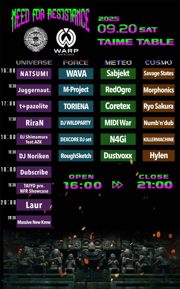その他 Festival rdzdsi3 Sabjekt @ 10/25 TFCC04 (@DjSabjekt_koto) / X