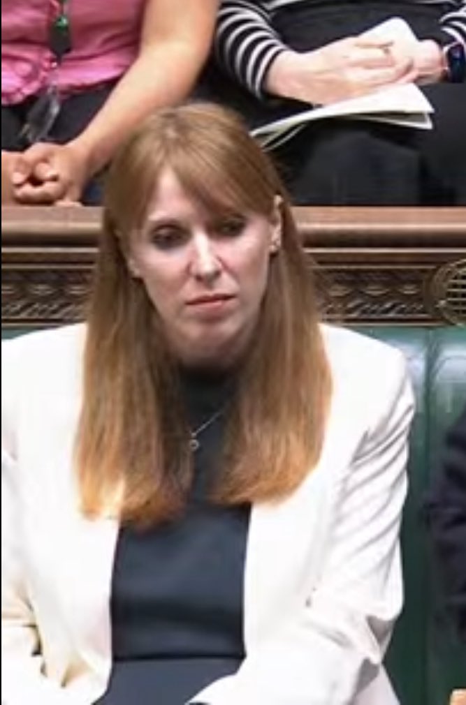 ArchRose90's tweet image. Angela Rayner looks broken in #PMQs

Perhaps she should buy another house to cheer herself up.