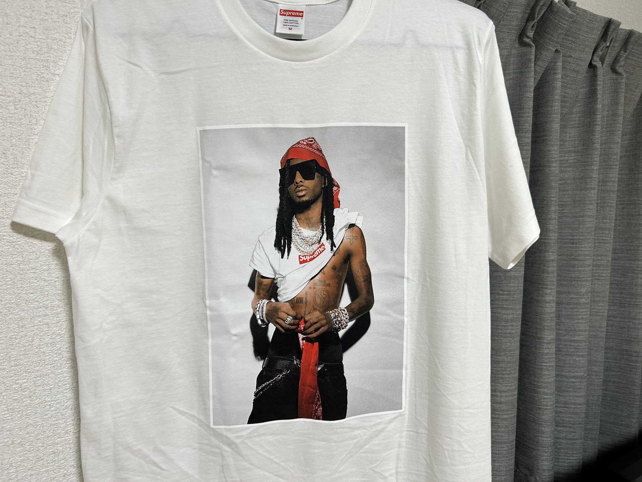 Supreme グレー Tシャツ XL 新品 playboi carti tee