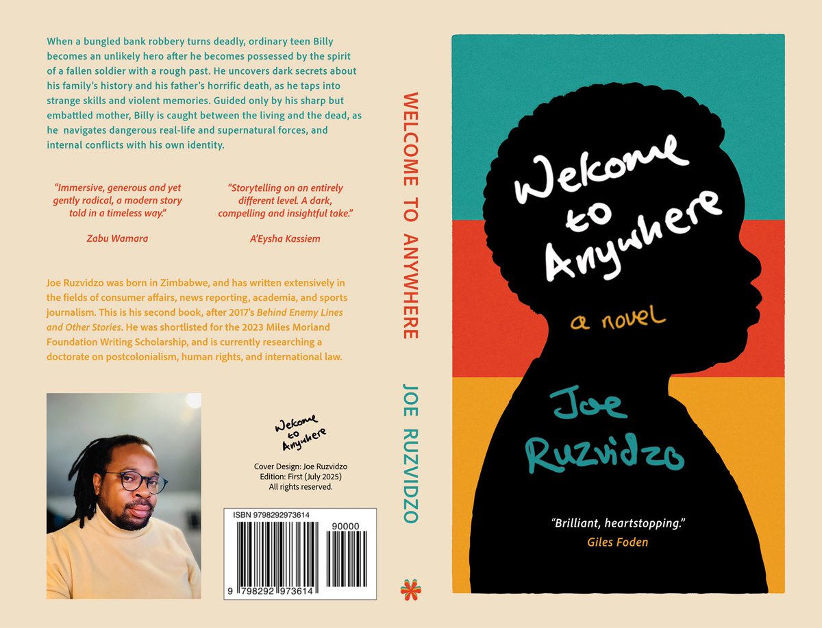 HeartCarnelian's tweet image. We’re delighted that Joe Ruzvidzo’s debut novel, Welcome to Anywhere, has released! 

Order yours now from Amazon or directly from our website:
carnelianheartpublishing.co.uk/product/welcom…

Available @Book_Fantastics later this month.

Congratulations @JoeRuzvidzo 🎊🧡📚