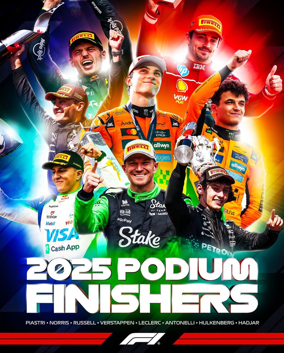 BlokeFromBFC's tweet image. #F12025
#StatAttack

PODIUM FINISHES DURING 2️⃣0️⃣2️⃣5️⃣