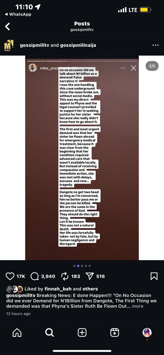 KhairHumu's tweet image. It is well! Phyna that is always ready to empty her bank account for her family! Her fans always scream go on vacation, you will hear I am the first child. I have siblings to cater for. You all don’t know Phyna you read lies online and it’s sad.
#justiceforRuth #Phyna𓃰