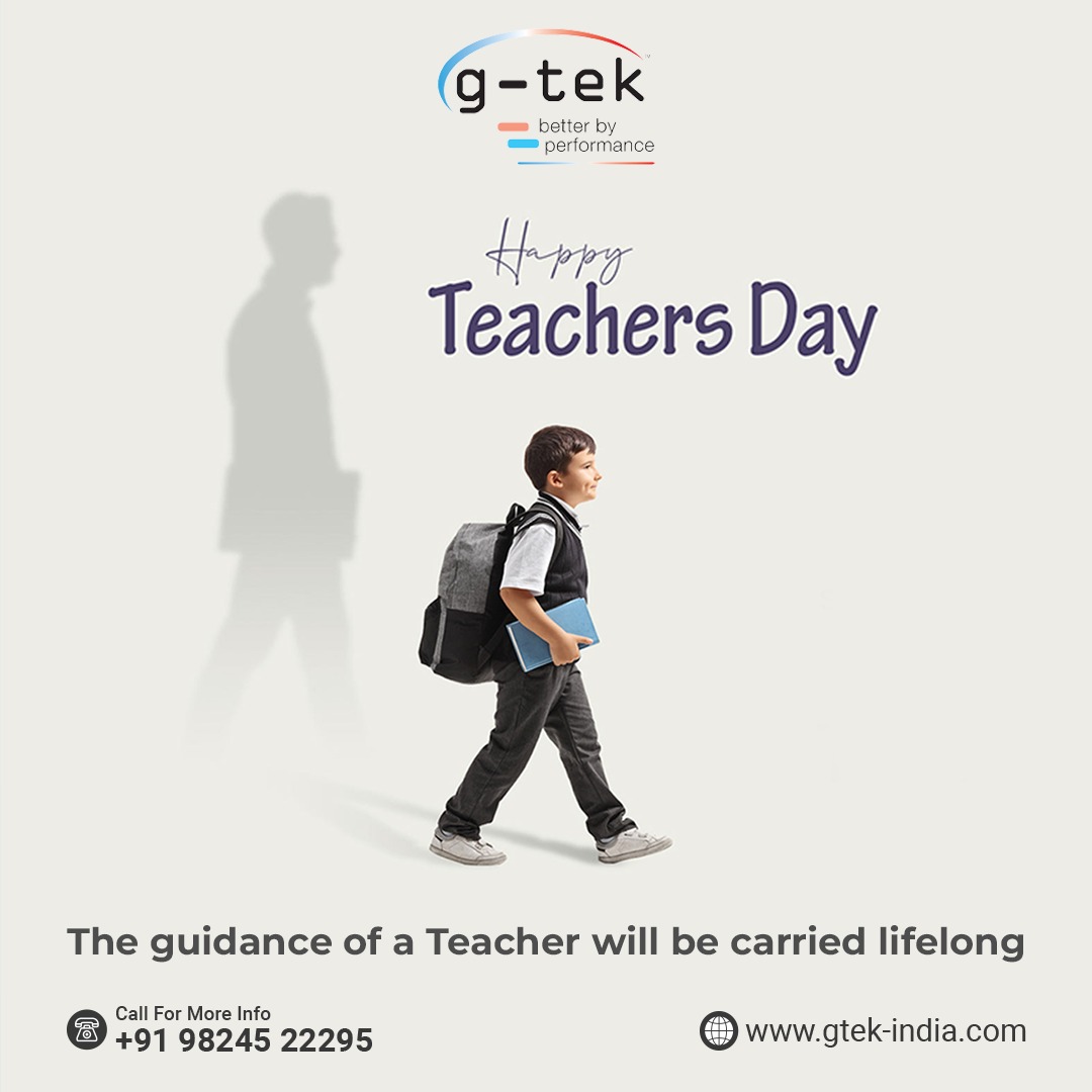 gtekcorp_india's tweet image. The guidance of a teacher is not just for today; it shapes our thoughts, values, and journey for a lifetime.
Grateful to all the mentors who light the path of knowledge and wisdom.

#HappyTeachersDay #TeachersGuide #WisdomForLife #GratitudeToTeachers #TeachersInspire #Gtek